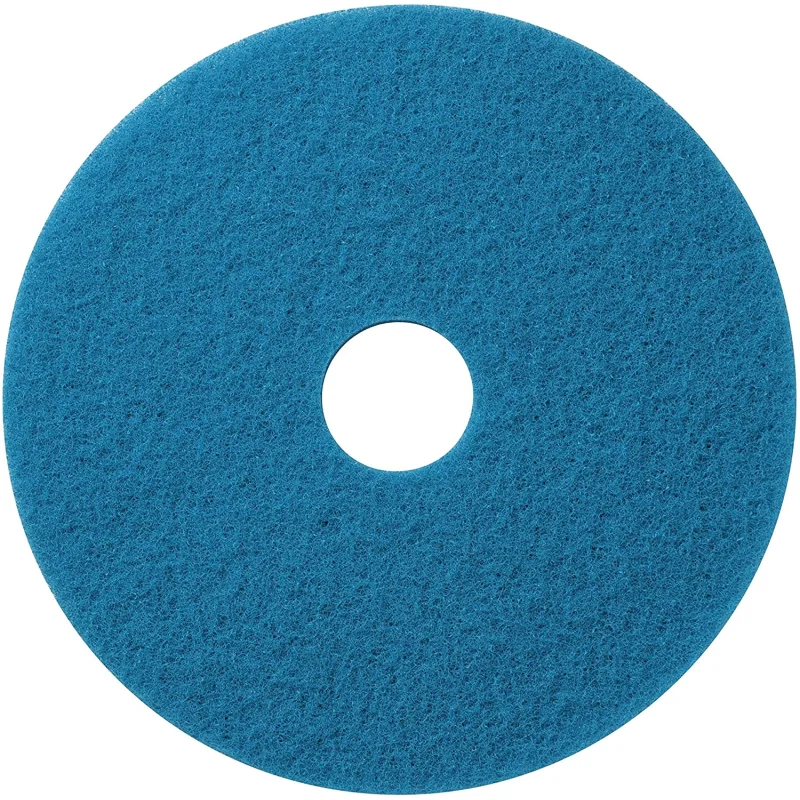 Americo Manufacturing 400420 Blue Cleaner Floor Scrubbing Pad (5 Pack), 20″