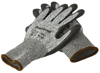 XXL Cut Level 3 Black Pu / Gray Hppe Liner Proferred Cut Resistant Gloves (Pkg/6)