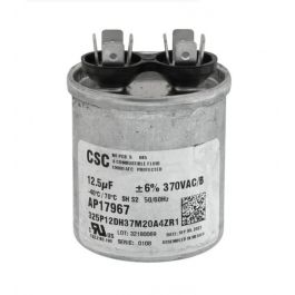 Rheem-Ruud AP17967 Single Round Capacitor 12.5 MFD 370V