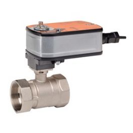 Belimo B214+LF120-S 1/2" Characterized Control valve S/R 2-PositionAuxillary 7.4Cv 120V