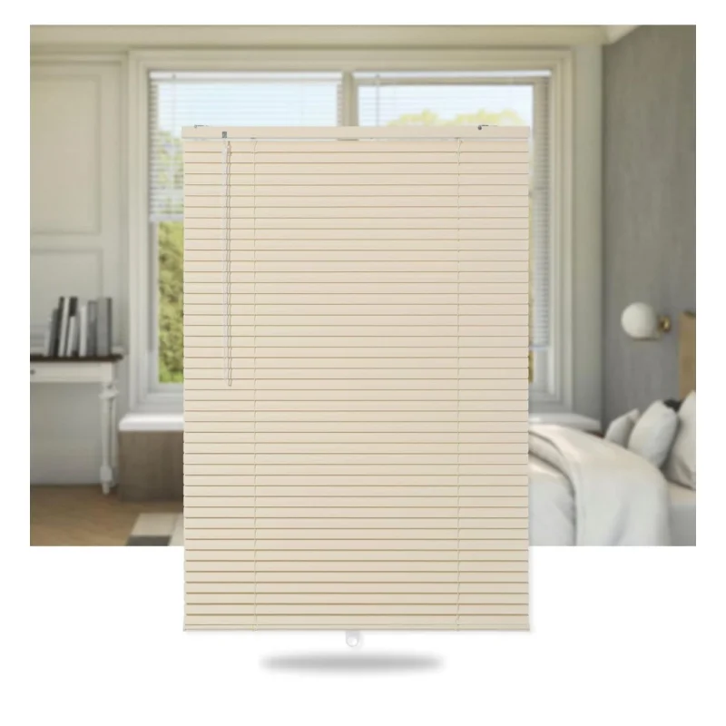 Beige Vinyl L Blind 38″W x 72″H