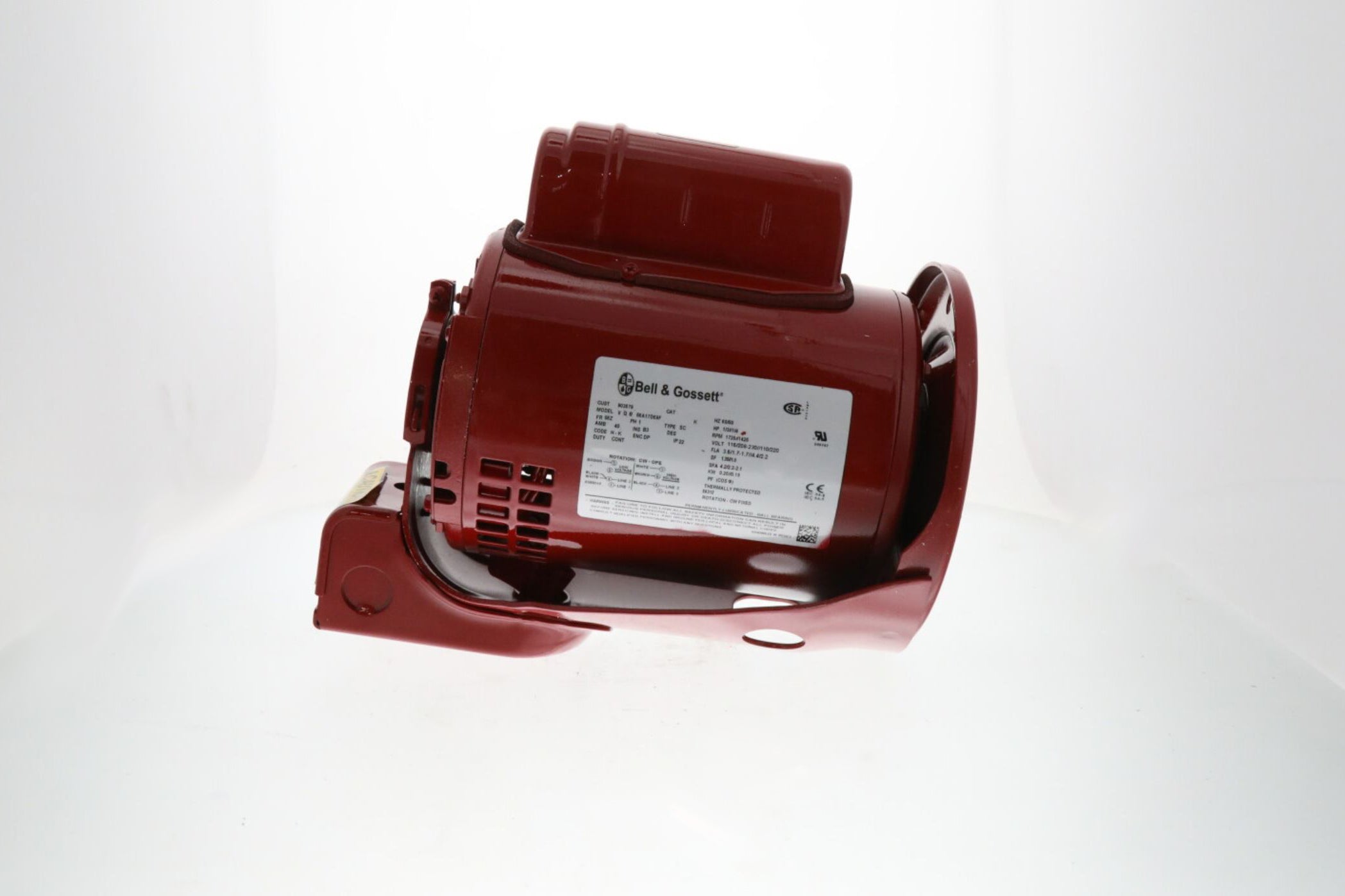 Bell & Gossett 1/3HP, 115/208-230v, 1725RPM, 1PH Motor 169226