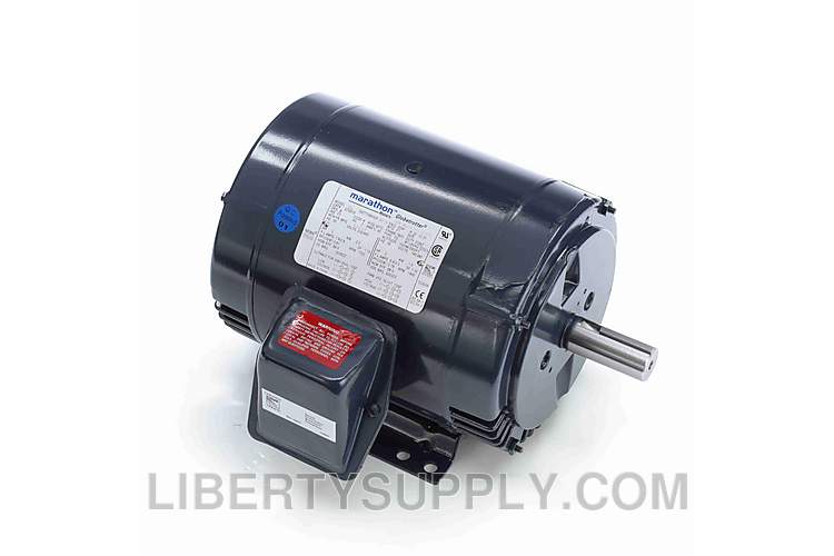 Marathon Motors GT3104, 1.5HP 230/460V 1750RPM 145JM Motor
