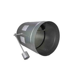iO HVAC Controls BH-08 8" Round Horizontal Barometric Bypass Damper