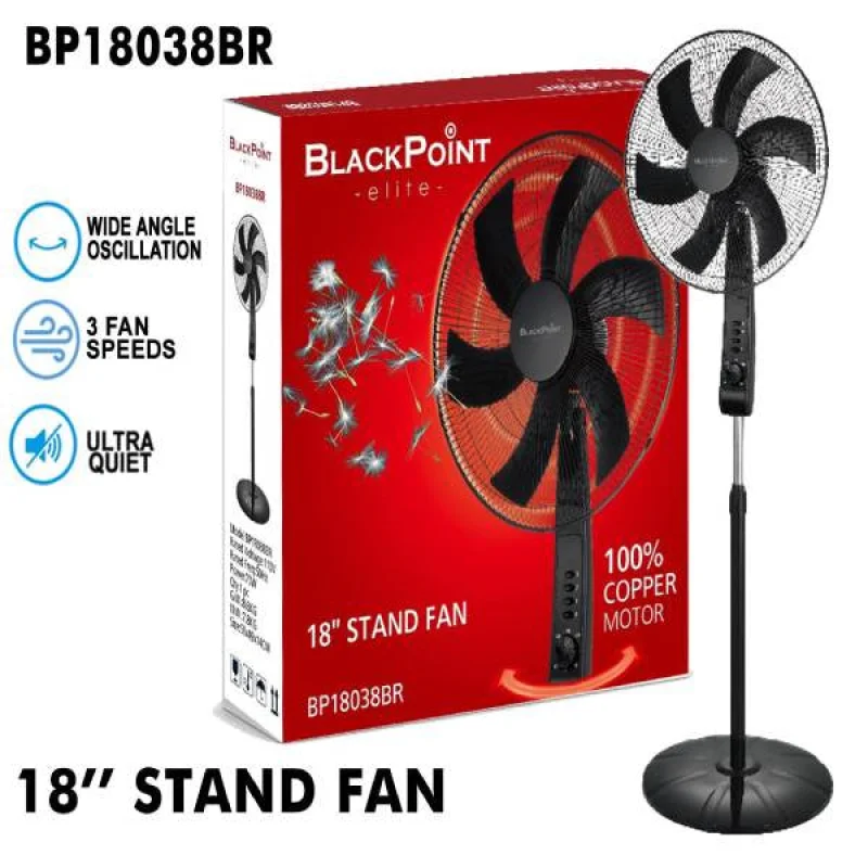 Blackpoint Elite 18″ Standing Fan BP18038BR