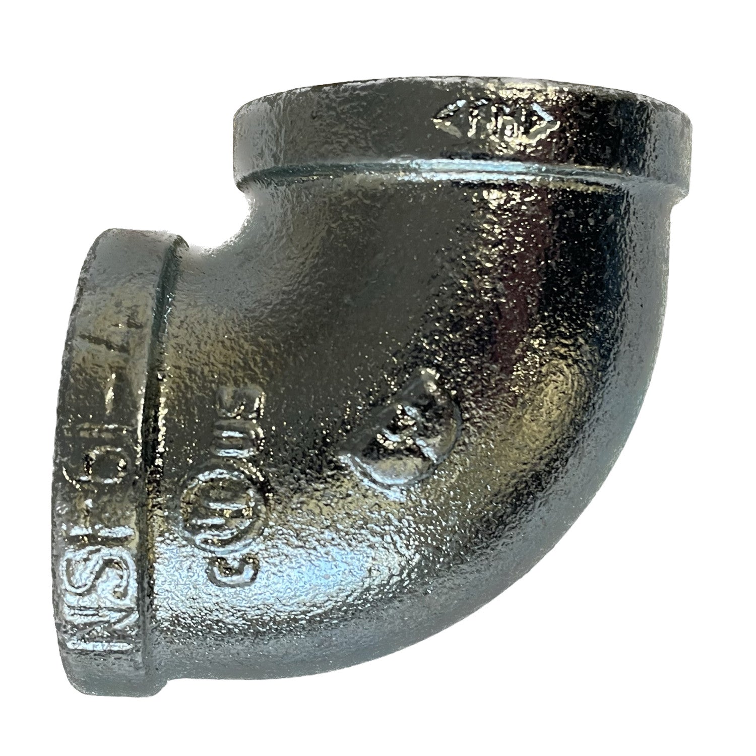 BMI 1-1/2 Inch NPT Galvanized 90 Degree Elbow, 150#, UL/FM