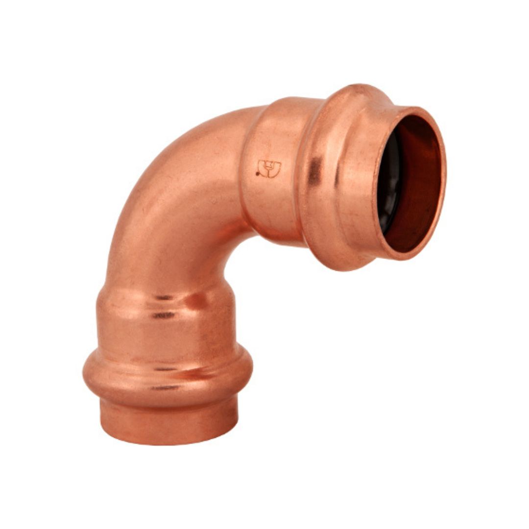 BMI 2 Inch Copper Press 90 Elbow