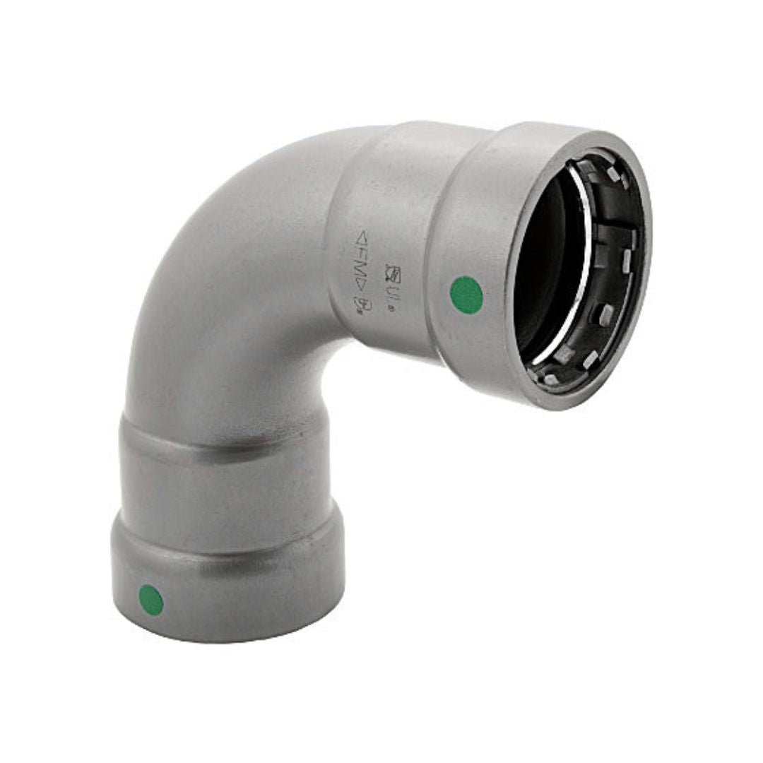 BMI 1-1/2 Inch Carbon Steel 90 Press Elbow