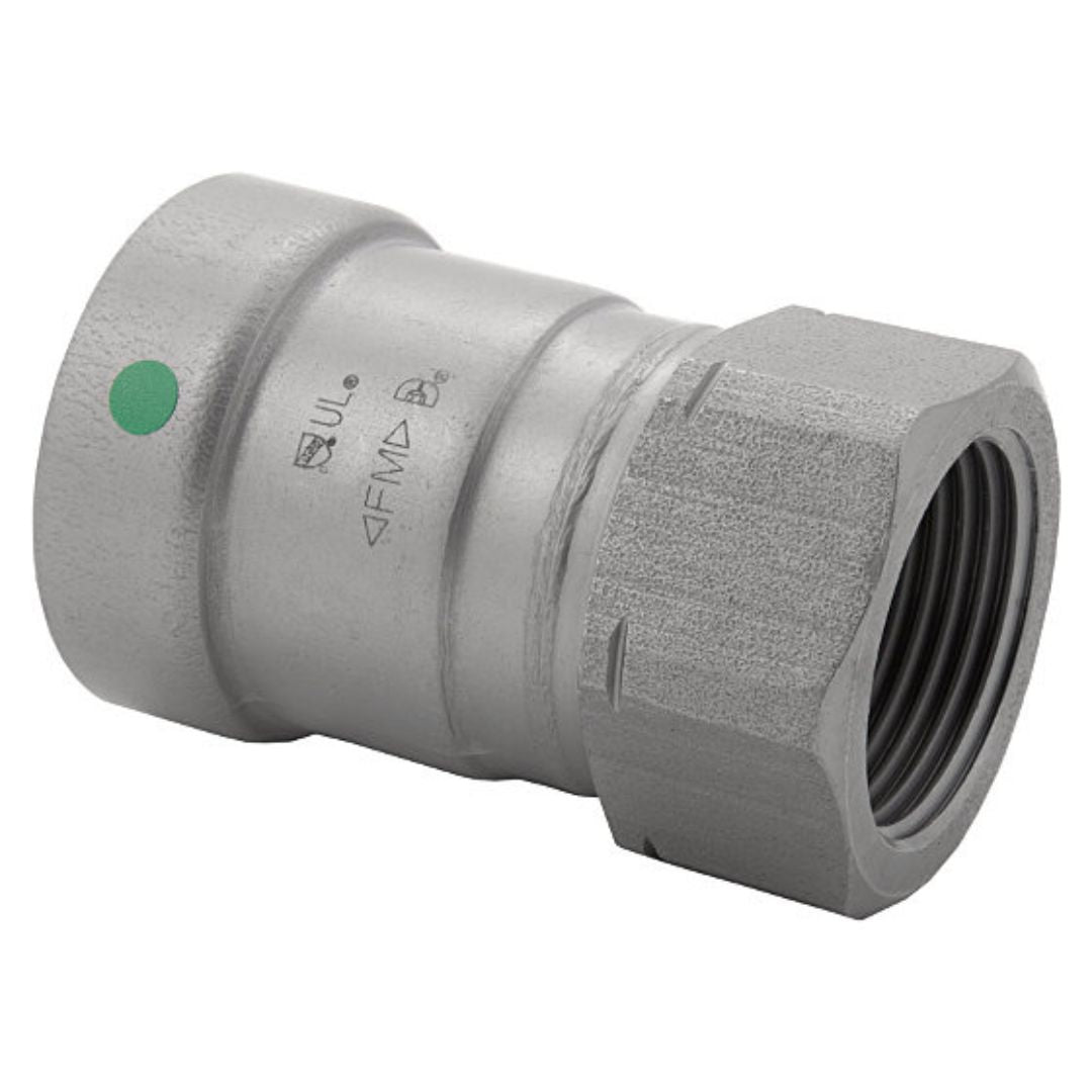 BMI 1-1/2 Inch Carbon Steel Press X FIPS Adapater