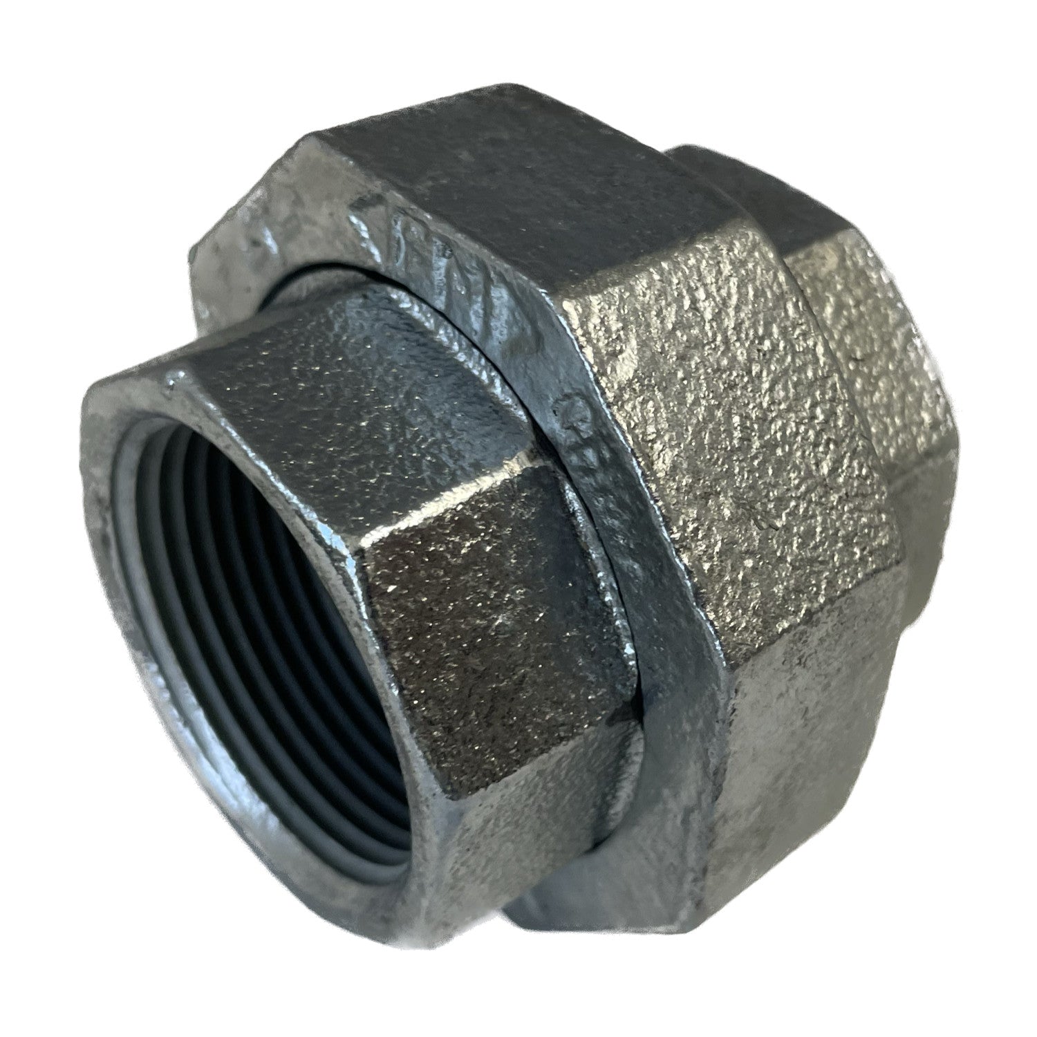 BMI 2-1/2 Inch NPT Galvanized Union, 150#, UL/FM