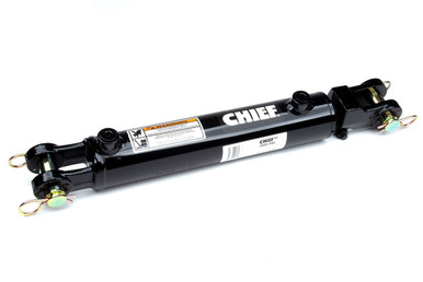 WC Welded Hydraulic Cylinder: 1.5 Bore x 24 Stroke, 1 Rod