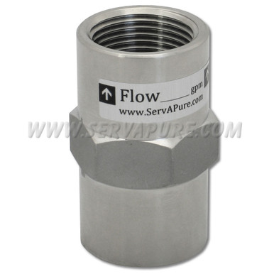 Flo-Et Flow Restrictor V7A106D, 1'' FPT x 1'' FPT, SS