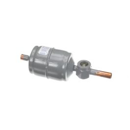 Heatcraft CSG083S Filter Drier W/Sight Glass Liquid Line 3/8" ODF 8 cu in Capacity