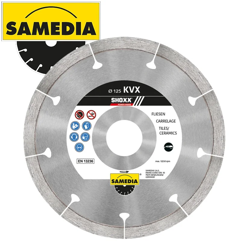 DIAMOND BLADE 115MM SEGMENTED IND GRANITE & PORCELAIN SHOXX KVX