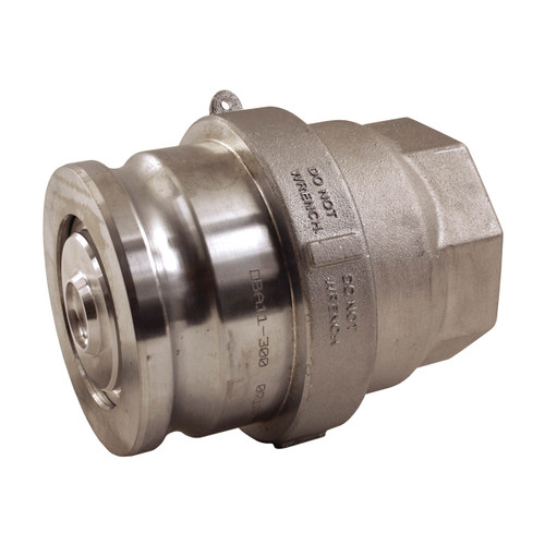 Dixon Bayloc Aluminum Dry Disconnect 4 in. Adapter x 3 in. FNPT - EPDM Seal