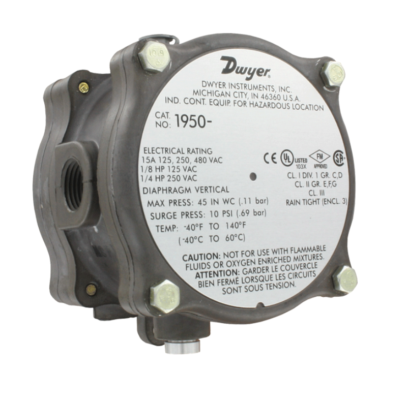 Dwyer 1950-1-2F Pressure Switch
