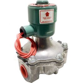Asco Controls EF8215B070 2-Way N/C Closed Gas Solenoid Blocking Valve 120-60/110-50 VAC 1-1/2" NPT