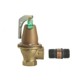 Watts F121524 1.25" Pressure Relief Valve LF174A 5,370,000 BTU 125 PSI