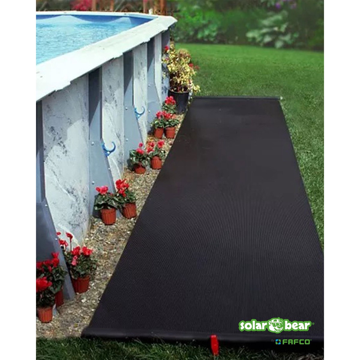 FAFCO Original Solar Bear Universal Solar Pool Heater for Above-Ground Pools