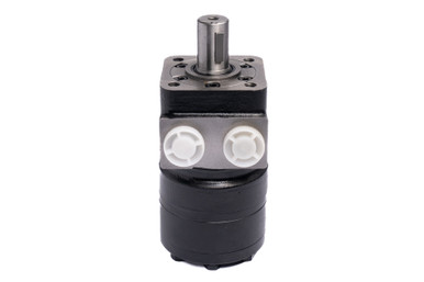 BM1 Hydraulic Motor: 6.1 CID, 1” Straight Woodruff Key Shaft, 4-Bolt Flange, 435 PSI, Parallel 1/2 NPT Ports