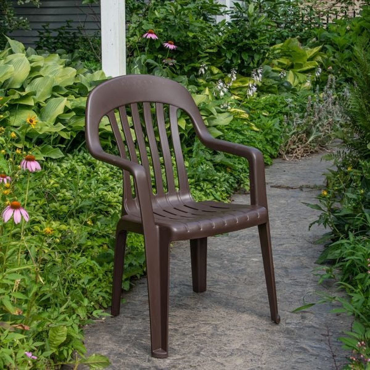 High-Back Resin Stacking Chairs
