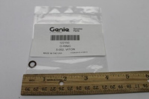 Genie Lift Part # 122150GT - O-RING,5-052,VITON***, EA