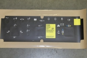 Genie Lift Part # 82238FRGT - DECAL,PLATFORM CONTROL PANEL**, EA