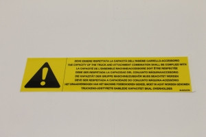 Genie Lift Part # 09.4618.0784GT - DECAL COMBINATION THE TRUCK AND ATTACHM., EA