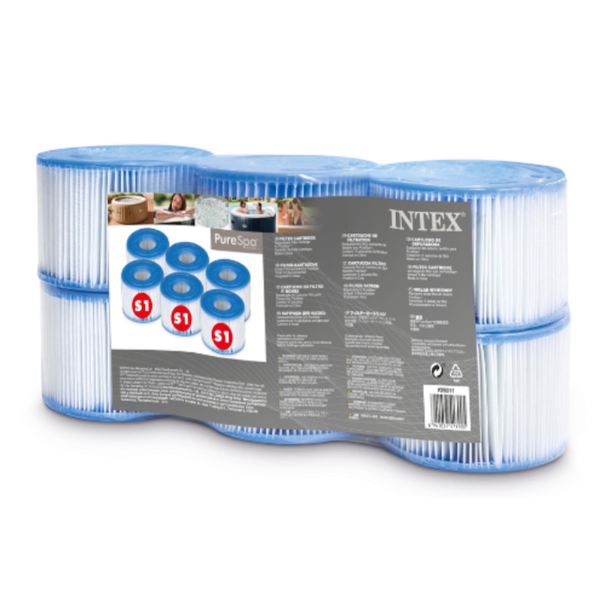 Intex S1 Filter Cartridge 6pk