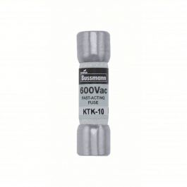 Bussmann Fuse KTK-10 Fast Acting Supplemental Fuse 10 Amp 600V