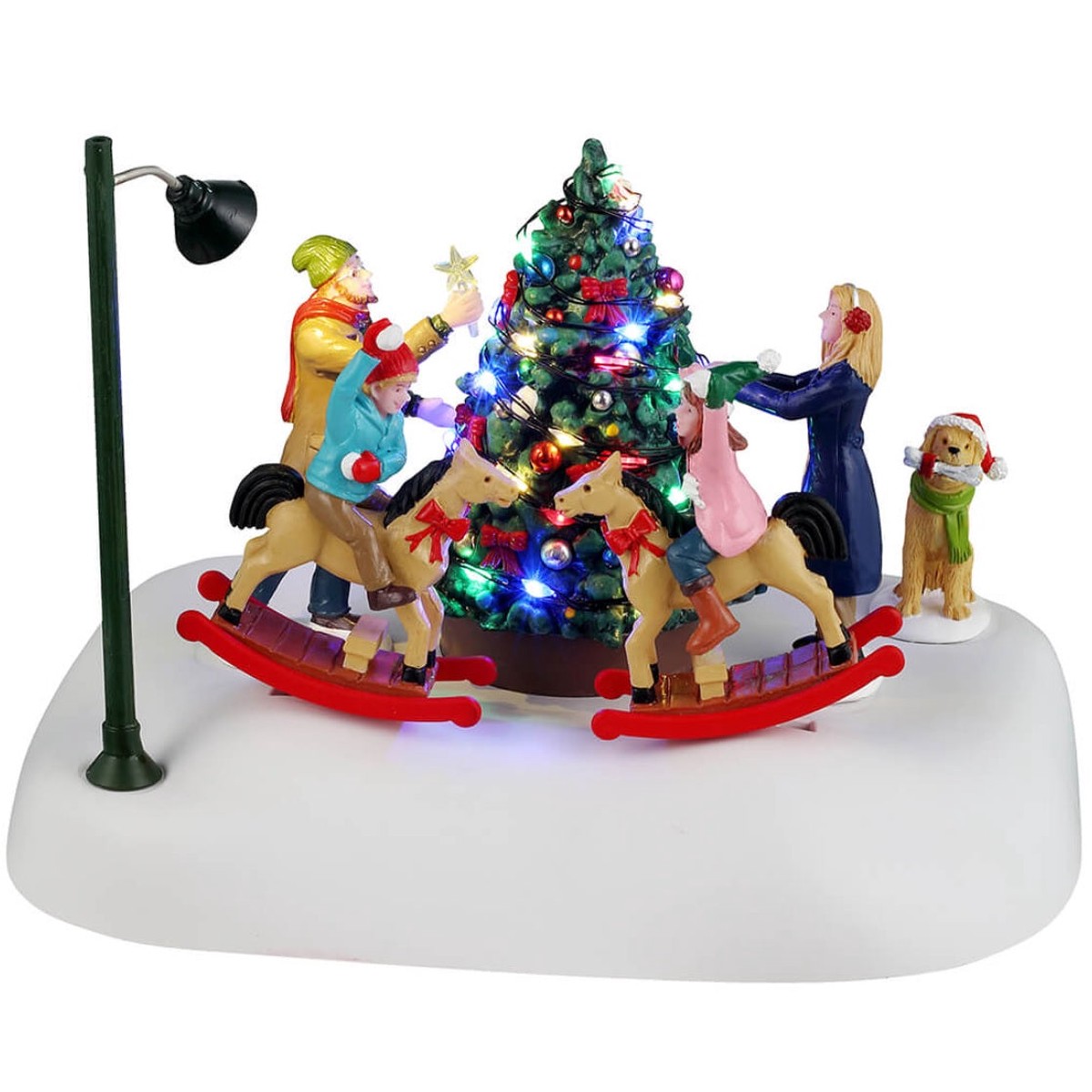 Lemax Caddington Village Table Accent: Rockin' Around the Christmas Tree #44321