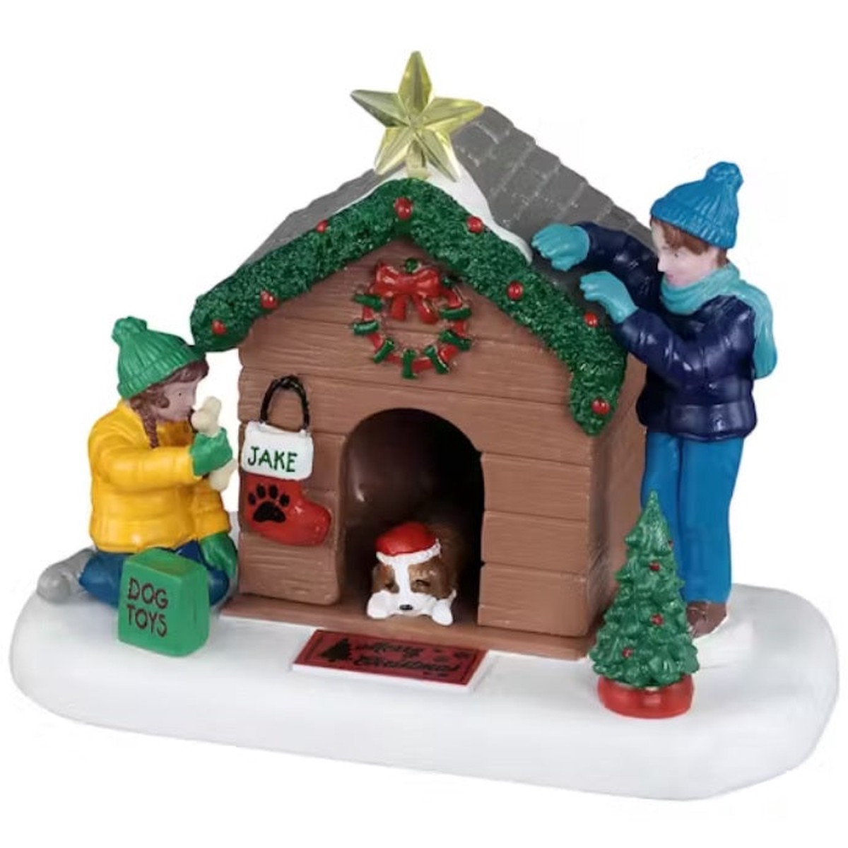 Lemax General Collectibles Table Accent: Doghouse Christmas #53741