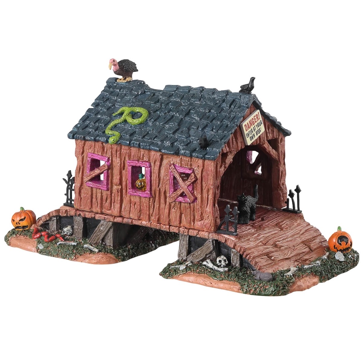 Lemax Spooky Town Creepy Covered Bridge #33631