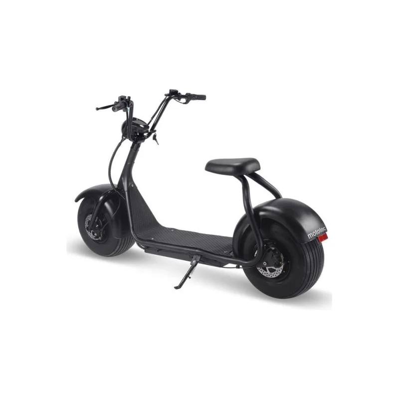 MotoTec Fat Tire 60v 18ah 2000w Lithium Electric Scooter Black