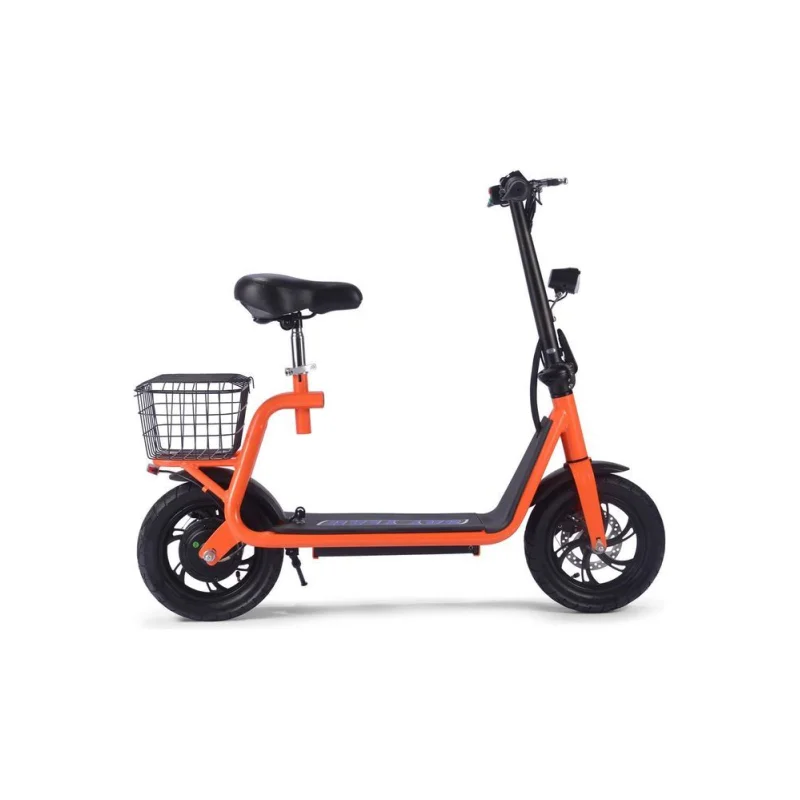 MotoTec Metro 36v 500w Lithium Electric Scooter Orange
