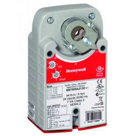Honeywell MS8105W1130 S/R Damper Actuator 44 in-lb 24V DCW Aux Switch Whip 45 Sec