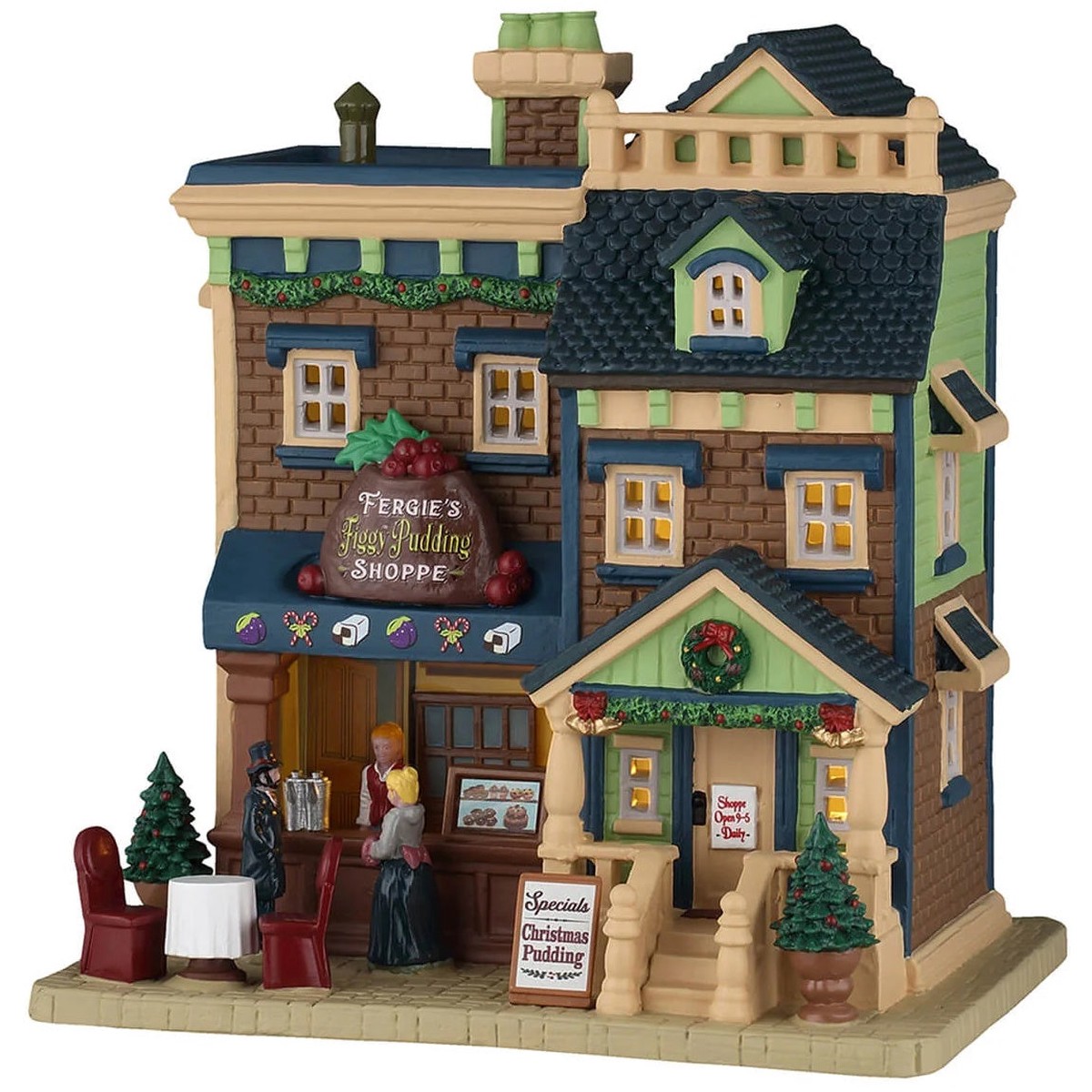 NEW 2026 Lemax Caddington Village Lighted Building: Fergie's Figgy Pudding Shoppe #65546