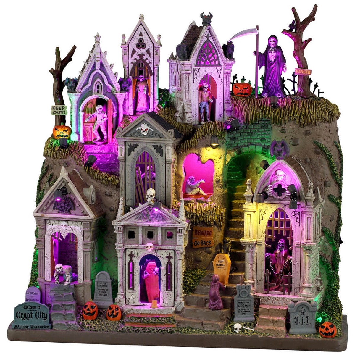NEW 2026 Lemax Spooky Town Crypt City #65509