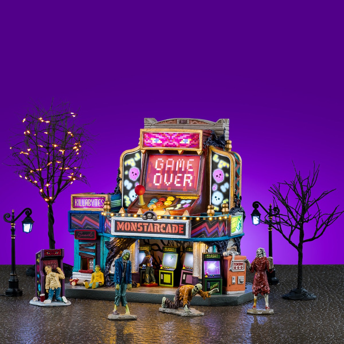 NEW 2026 Lemax Spooky Town Monstarcade Set #66705