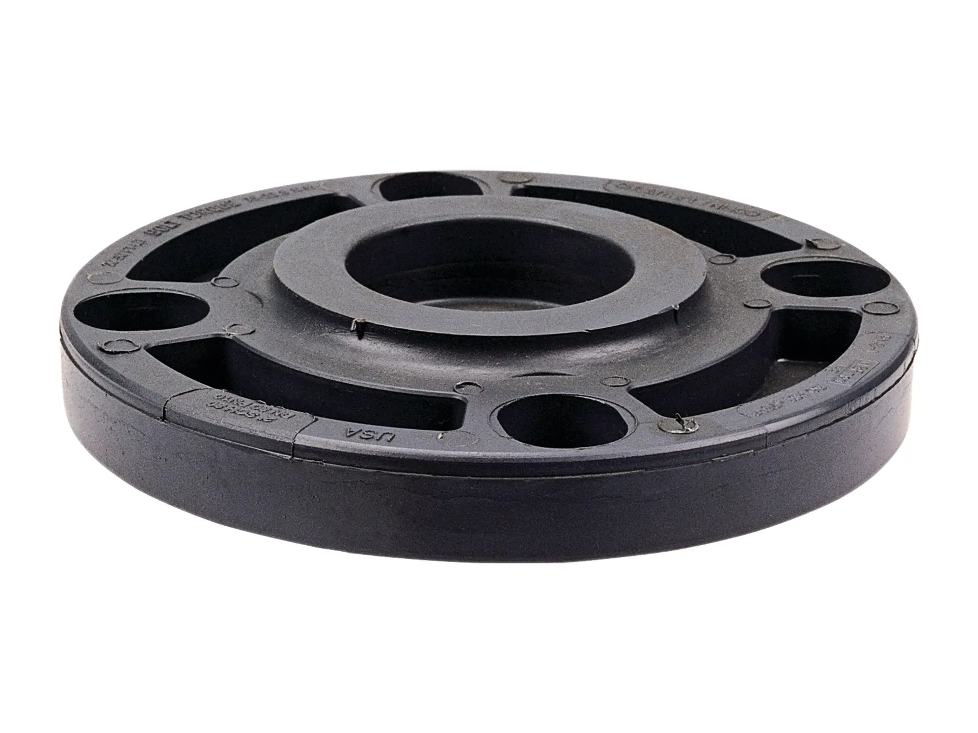 NIBCO CA16816, 2 in. x 2 in. Blind Flange PVC Schedule 80, One-Piece Webbed Design 4519-W
