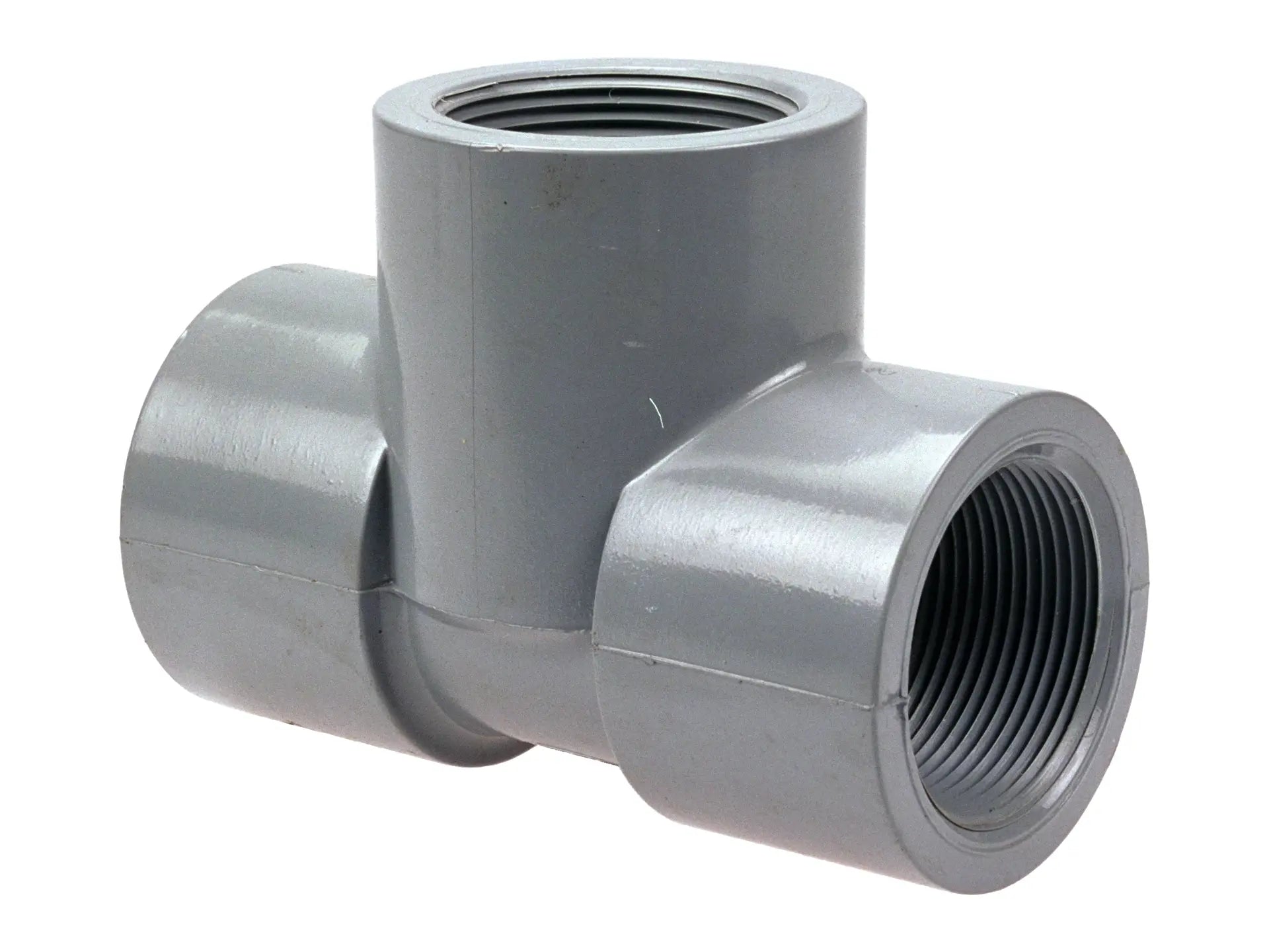 NIBCO CB08600, 1 in. x 1 in. x 1 in. FPTxFPTxFPT Thread Tee CPVC 5112-3-3