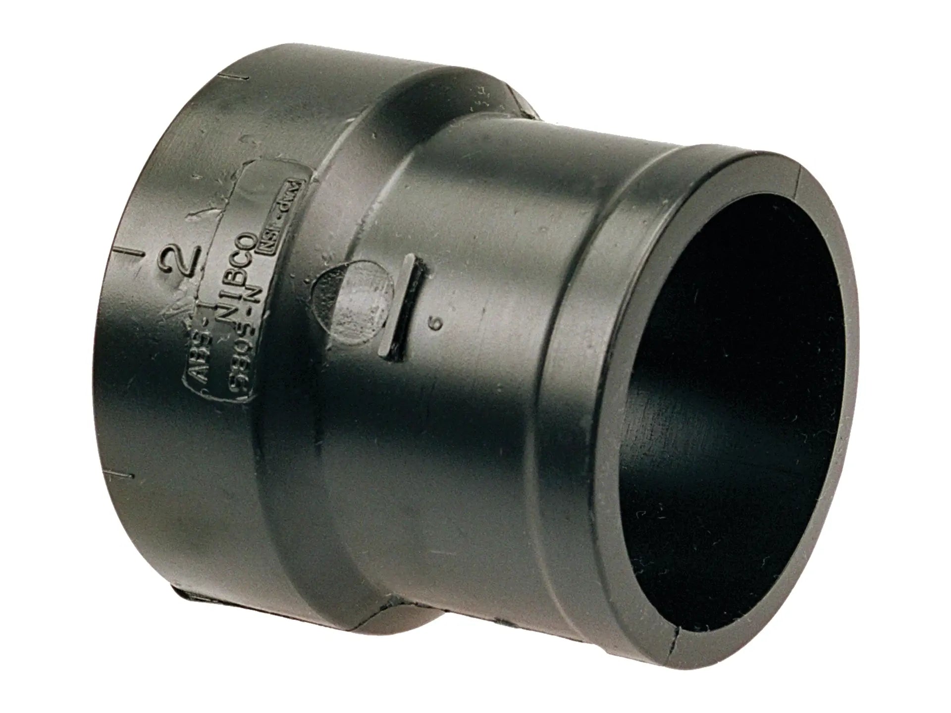 NIBCO I041000, 1-1/2 in. x 2 in. Soil Pipe Adapter H x No Hub ABS DWV 5805-N