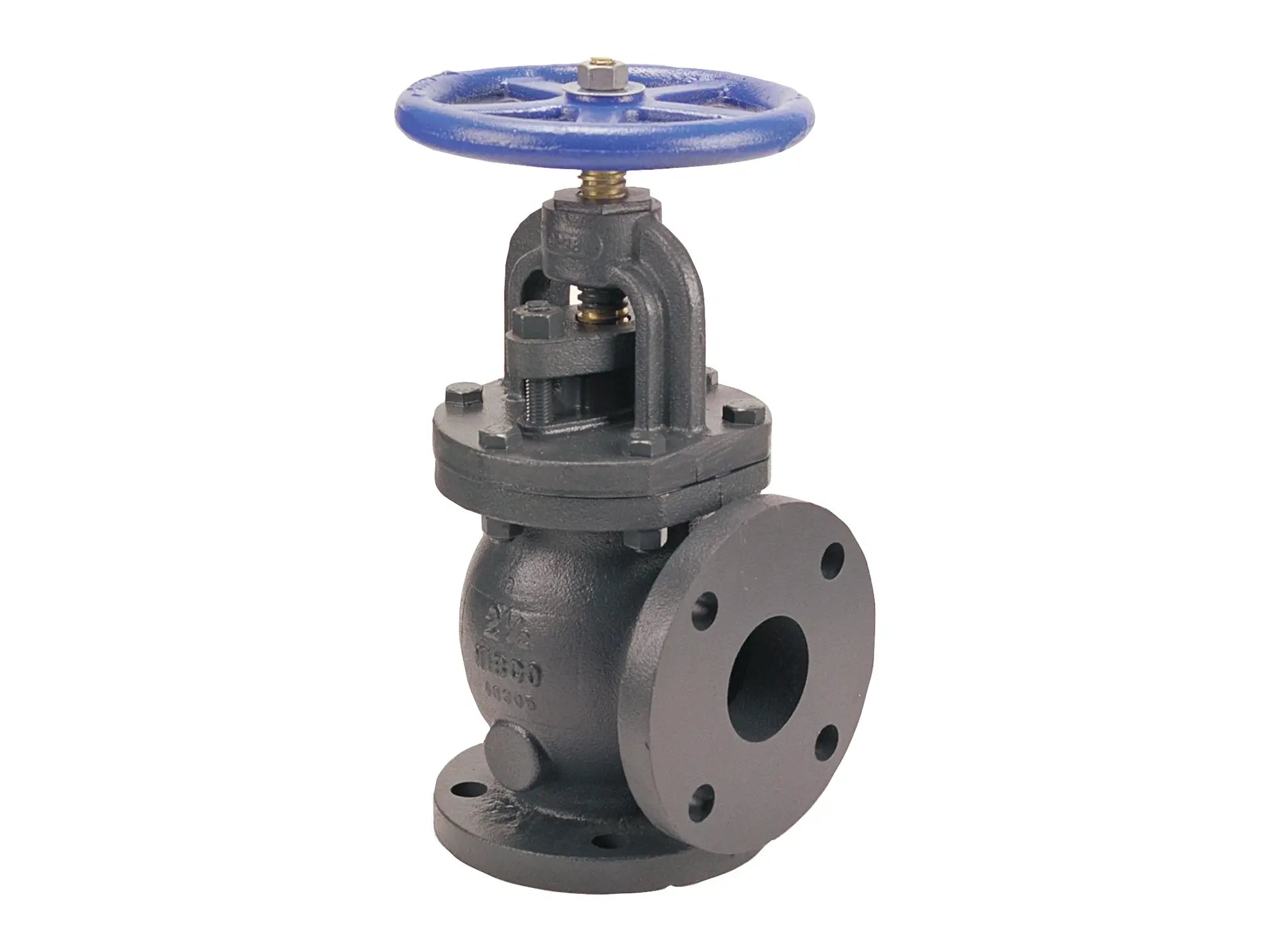 NIBCO NHD300H, 4 in. Angle Valve , Cast Iron, Class 125, Bronze Trim F-818-B