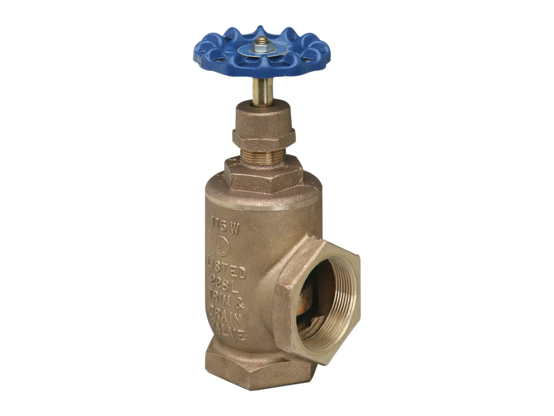 NIBCO NL4BA0D, 2 in. Angle Valve Bronze, Fire Protection T-301-W