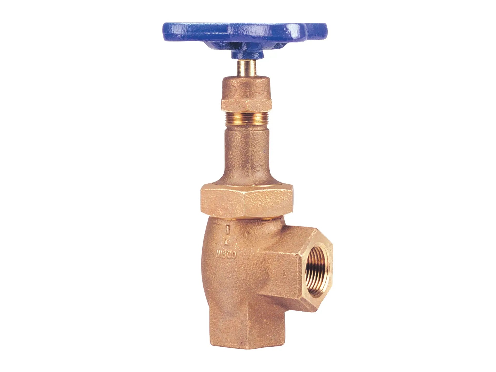 NIBCO NL6500C, 1-1/2 in. Angle Valve Bronze, Class 300, PTFE Disc T-375-Y