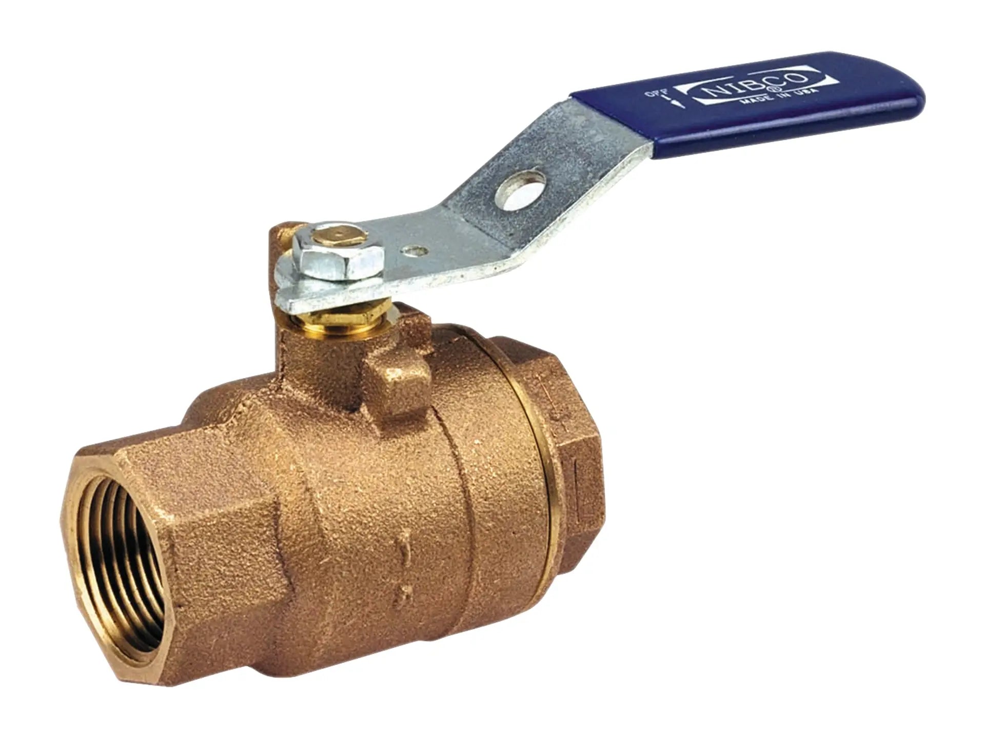 NIBCO NL9500A, 1 in. Two-Piece Bronze Ball Valve Full Port, Threaded T-585-70