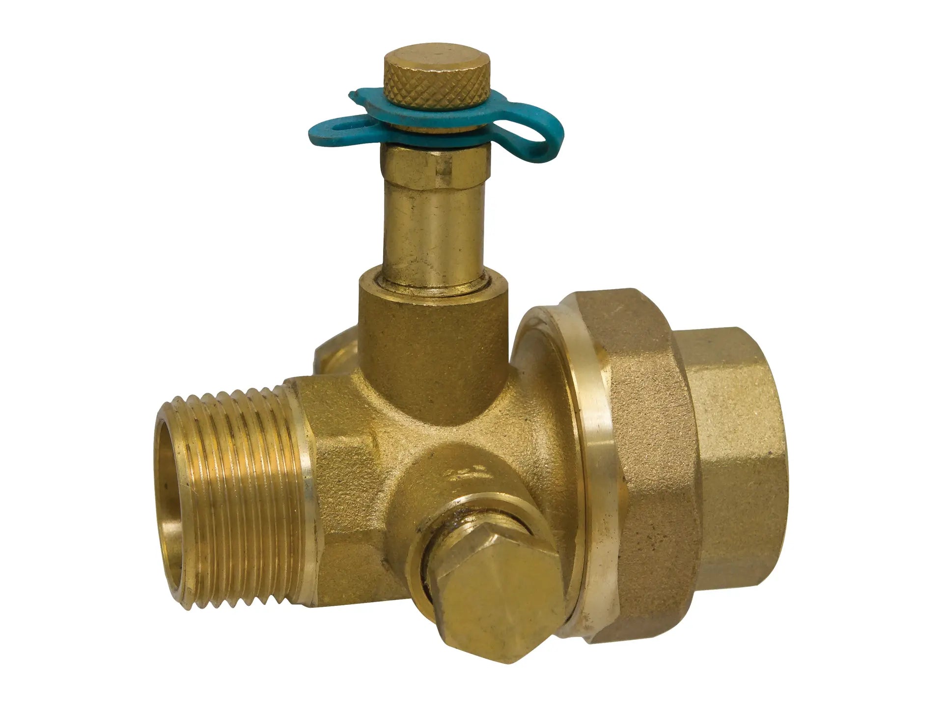 NIBCO NMU320B, 1-1/4 in. x 1-1/4 in. Union w/Test Port MPT Body X FPT Tailpiece MTT-1800