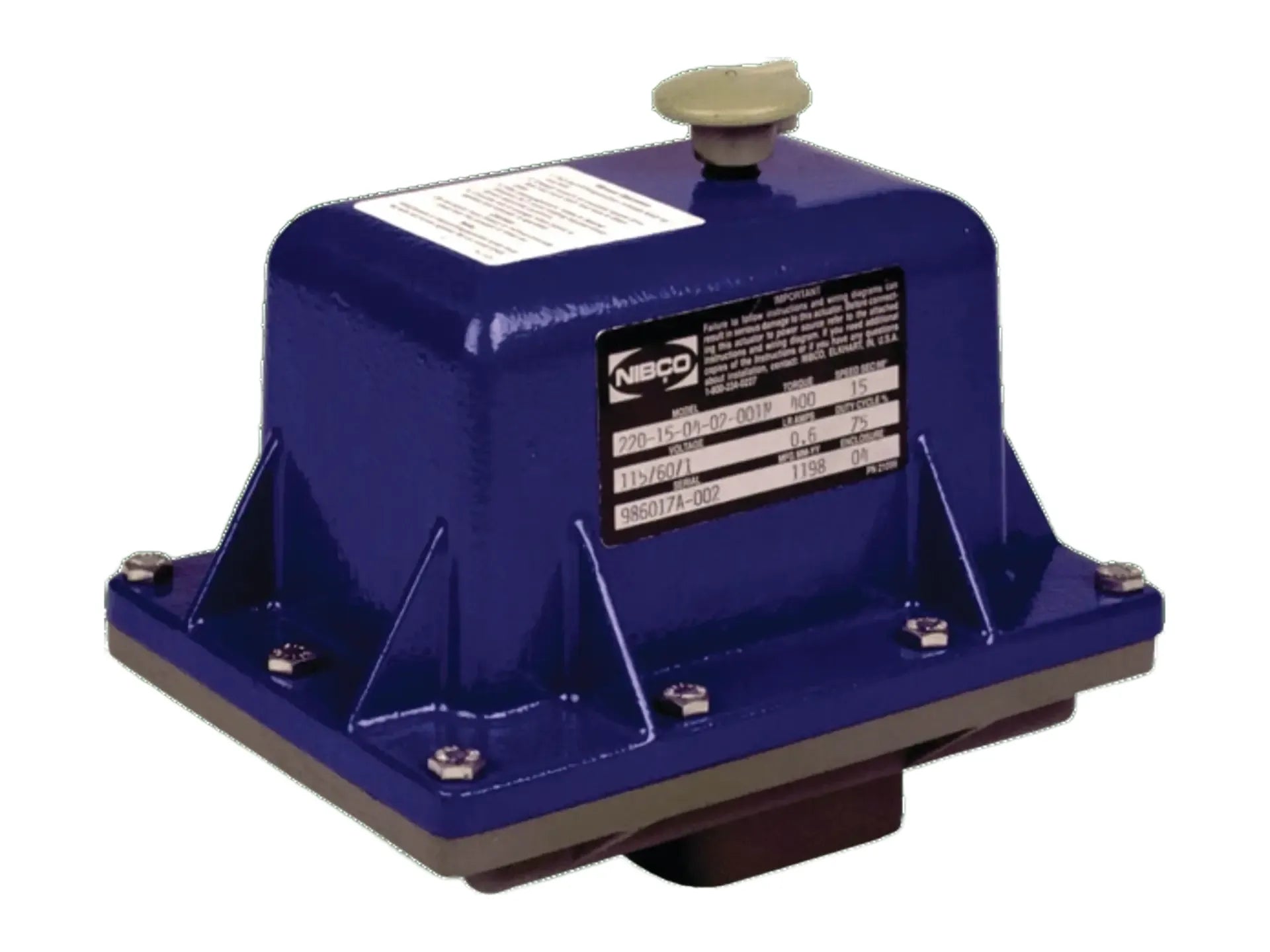 NIBCO T115770, 220VAC NE300-30-4 220 VAC Electric Actuator