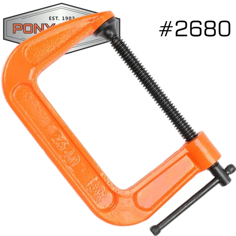 PONY 200MM 8′ C-CLAMP