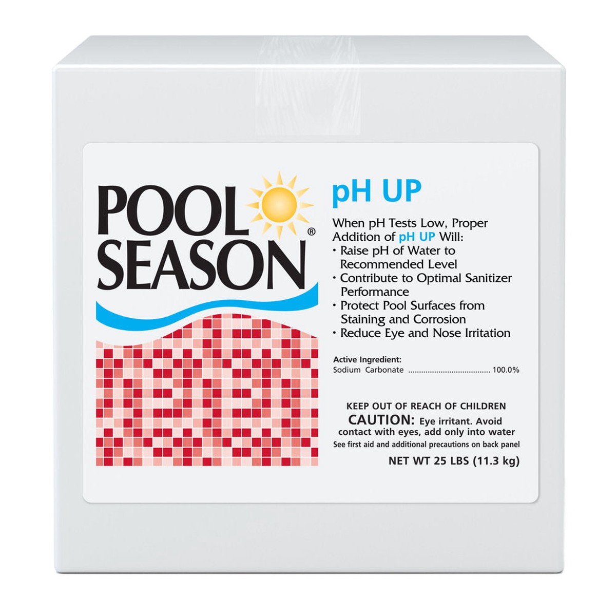 Pool Season pH Up - 25 Lb. Box